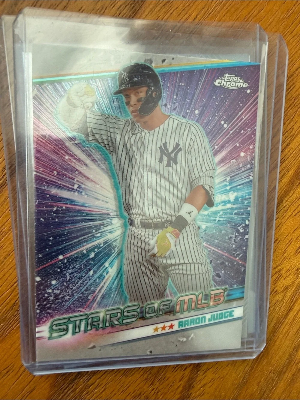 Aaron Judge Topps Chrome 'Stars of MLB' Baseball Card - Pinstripe